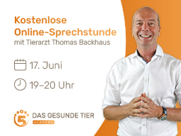 Webinar: Online-Sprechstunde mit Tierarzt Thomas Backhaus