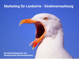 Webinar: Marketing für Landwirte - Direktvermarktung