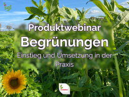 Produktwebinar "Begrünungen"