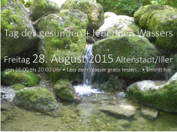 Webinar: Lebendiges Wasser