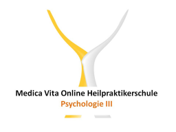 Webinar: Psychologie III