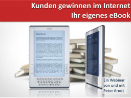 Webinar: Webinar Kompaktkurs - Teil 3 - eBook erstellen