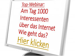Webinar: 1000 Interessenten pro Tag im Internet- wie geht das?