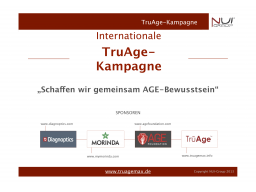 Webinar: Kennen Sie Ihr wahres Alter? - Gesundheitsmarker AGE und das zusammenhängende biologische Alter
