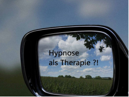 Webinar: Hypnose als Therapie?!