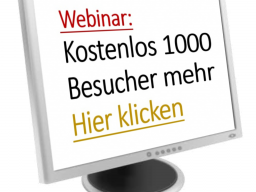 Webinar: Kostenlos 1000 Besucher mehr - auch ohne Google