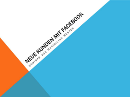 Webinar: So erreichen Sie mit Facebook neue Kunden.