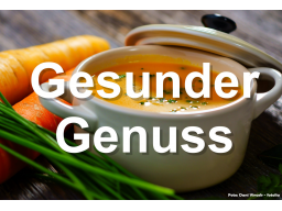 Webinar: Gesunder Genuss - Speiseplan einer Diätassistentin