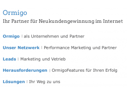 Webinar: Ormigo - Ihr Partner für Neukundengewinnung im Internet