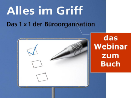 Webinar: Tagesplanung fürs Büro