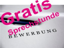 Webinar: BeWerbung - "Sprechstunde"