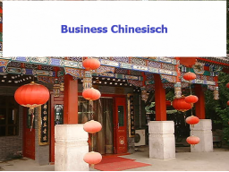 Webinar: Business Chinesisch