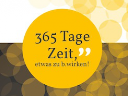 Webinar: 365 TAGE Zeit, etwas zu b.wirken!: Int. Tag der Freundschaft