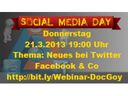 Webinar: Neues bei Twitter, Facebook & Co