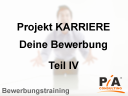 Webinar: Bewerbungstraining: Ihr persönliches Stärkenprofil