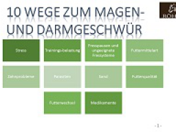 Webinar: Palpations- und Prävalenzdiagnostik von Magengeschwüren beim Pferd - Teil 2