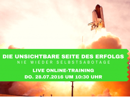 Webinar: Die Unsichtbare Seite Des Erfolgs