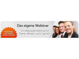 Webinar: "Erfolgreich mit Webinaren"