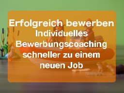 Webinar: Professionelles Bewerbungscoaching