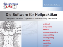 Webinar: heilpraxisLIFE - Die Heilpraktiker Software für erfolgreiche Therapeuten