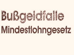 Webinar: Bußgeldfalle Mindestlohngesetz