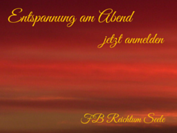 Webinar: Entspannung am Abend