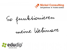 Webinar: So funktionieren meine Webinare