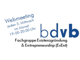 Webinar: Existenzgründung & Entrepreneurship