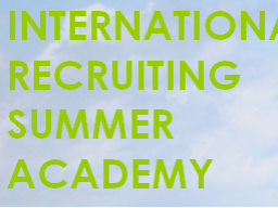 Webinar: INTERNATIONAL RECRUITING SUMMER ACADEMY - Wie findet man einfach aktive internationale Bewerber?