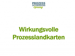 Webinar: Wirkungsvolle Prozesslandkarten