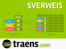 Webinar: Excel SVERWEIS einfach erklärt