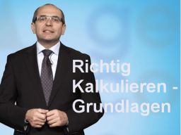 Webinar: Kalkulation - Grundlagen