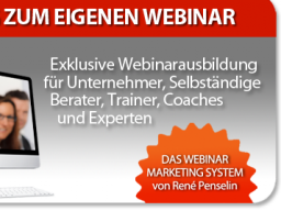 Webinar: "Der Weg zum eigenen Webinar" - 5. Modul