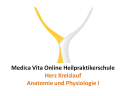 Webinar: Herz Kreislauf - Anatomie und Physiologie I