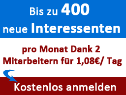 Webinar: Erfahren Sie, wie Sie bis zu 400 neue Interessenten pro Monat generieren können für 1,08€/Tag...