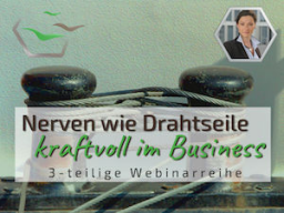 Webinar: Resilienz: Nerven wie Drahtseile & kraftvoll im Business