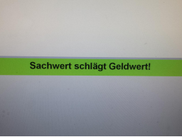 Webinar: Sachwert schlägt Geldwert!