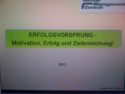 Webinar: Erfolgsvorsprung - Motivation, Erfolg und Zielerreichung!