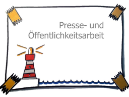 Webinar: 7 Schritte in Presse- und Öffentlichkeitsarbeit
