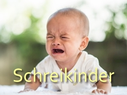 Webinar: Schreikinder - Was kommt zum Ausdruck?