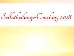 Webinar: SHT1 Selbstheilungs-Strategie