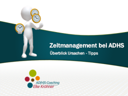 Webinar: Zeitmanagement bei ADHS