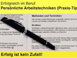 Webinar: Erfolgreich im Beruf durch persönliche Arbeitstechniken (Methoden & Praxis-Tipps)