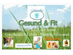 Webinar: Fit fürs Leben ! Faktoren für Gesundheit