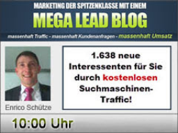 Webinar: 1.638 neue Interessenten für Sie durch kostenlosen Suchmaschinen-Traffic