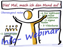 Webinar: Info-Webinar - Überzeugend reden