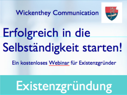 Webinar: Erfolgreich in die Selbständigkeit starten!