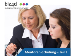 Webinar: Mentoren-Schulung Teil III: Q+A- Session