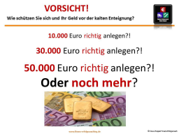 Webinar: Statt Nullzinsen: Wie lege ich 30.000 € und mehr richtig an?