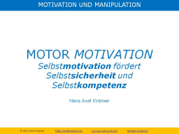 Webinar: Wie gut läuft Dein Motor Motivation
